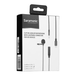 میکروفون یقه ای با سیم سارامونیک مدل LavMicro U1B رابط Lightning